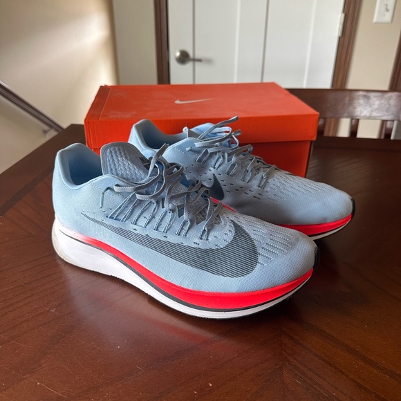 Nike Zoom Fly “Ice Blue” Men’s Size 14 - Picture 2 of 7